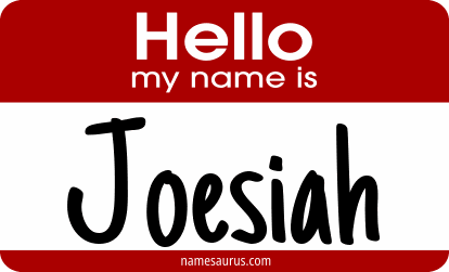 Hello my name is Joesiah png download