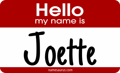 Hello my name is Joette png download