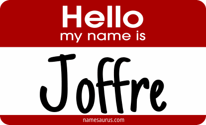 Hello my name is Joffre png download