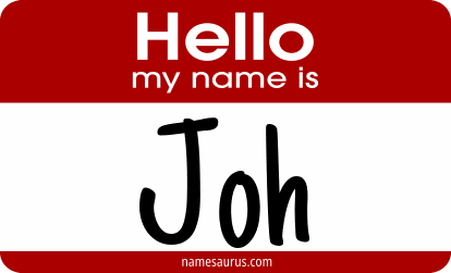 Hello my name is Joh png download