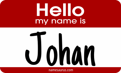 Hello my name is Johan png download