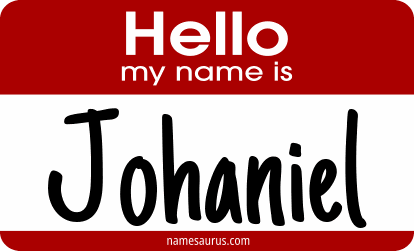 Hello my name is Johaniel png download