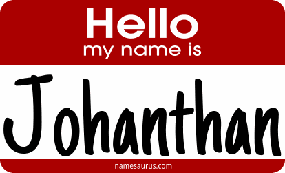 Hello my name is Johanthan png download