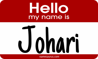 Hello my name is Johari png download