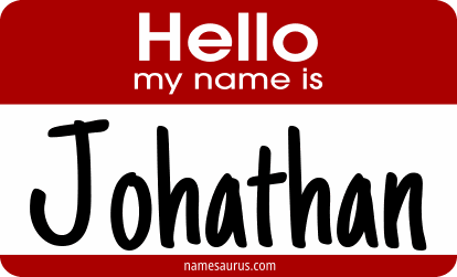 Hello my name is Johathan png download