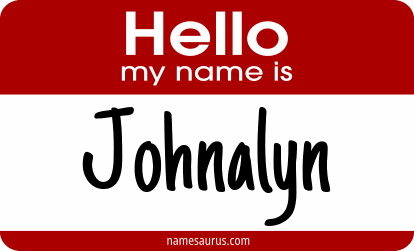 Hello my name is Johnalyn png download
