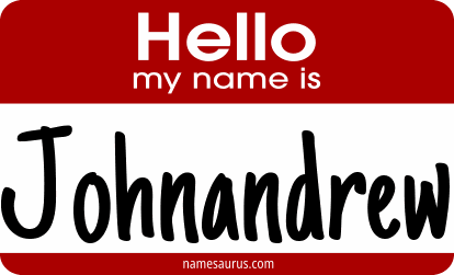 Hello my name is Johnandrew png download