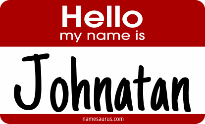 Hello my name is Johnatan png download