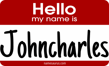 Hello my name is Johncharles png download