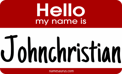 Hello my name is Johnchristian png download