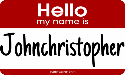 Hello my name is Johnchristopher png download