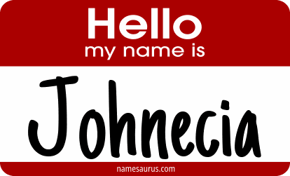 Hello my name is Johnecia png download