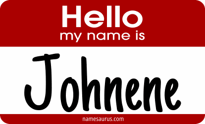 Hello my name is Johnene png download