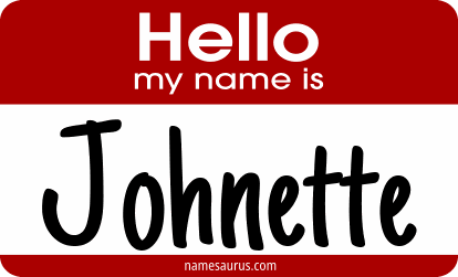 Hello my name is Johnette png download