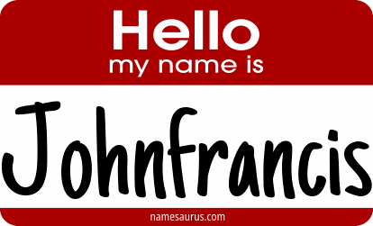 Hello my name is Johnfrancis png download