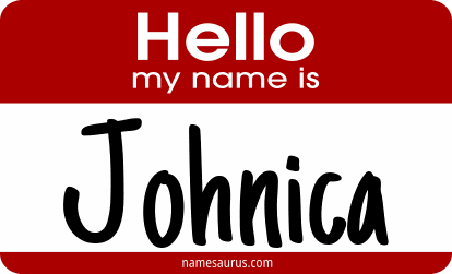 Hello my name is Johnica png download