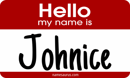 Hello my name is Johnice png download