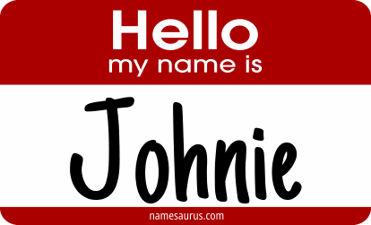 Hello my name is Johnie png download