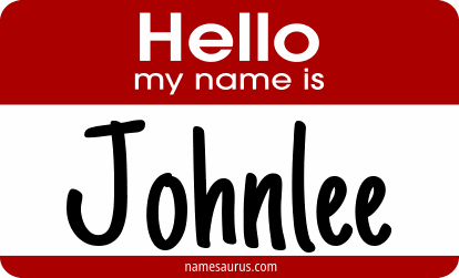 Hello my name is Johnlee png download