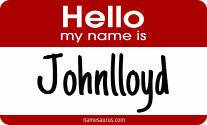 Hello my name is Johnlloyd png download