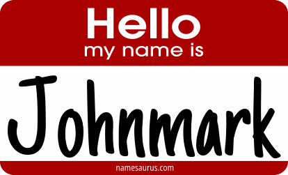 Hello my name is Johnmark png download
