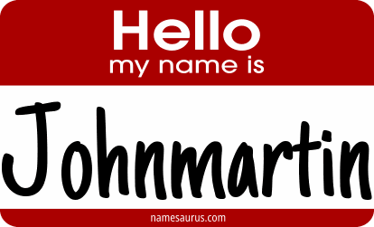 Hello my name is Johnmartin png download