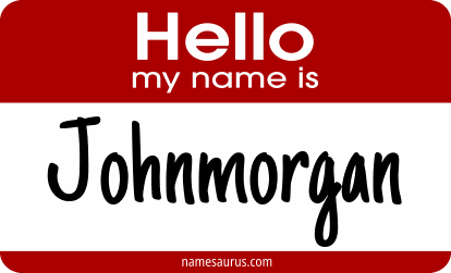 Hello my name is Johnmorgan png download