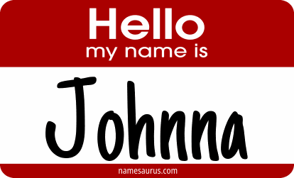 Hello my name is Johnna png download