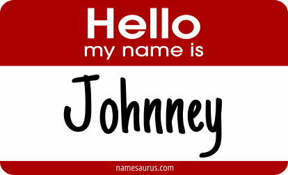 Hello my name is Johnney png download