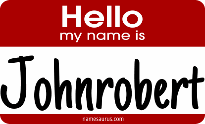 Hello my name is Johnrobert png download