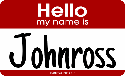 Hello my name is Johnross png download