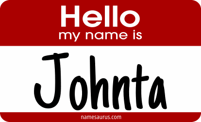 Hello my name is Johnta png download