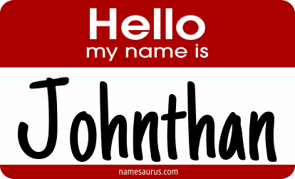 Hello my name is Johnthan png download