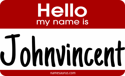 Hello my name is Johnvincent png download