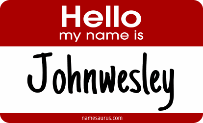 Hello my name is Johnwesley png download