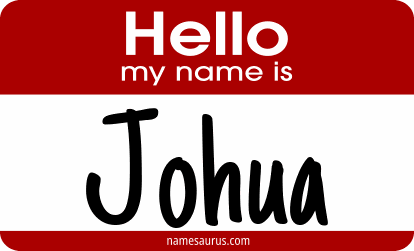 Hello my name is Johua png download