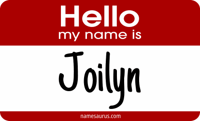 Hello my name is Joilyn png download