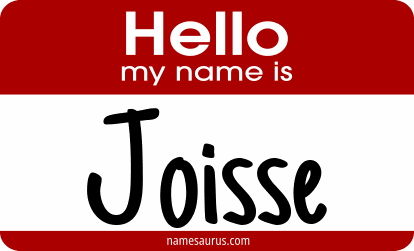 Hello my name is Joisse png download