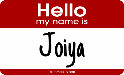 Hello my name is Joiya png download