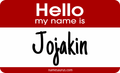 Hello my name is Jojakin png download