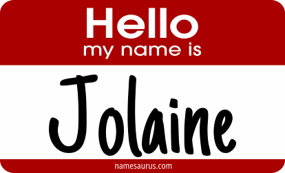 Hello my name is Jolaine png download