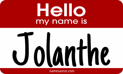 Hello my name is Jolanthe png download