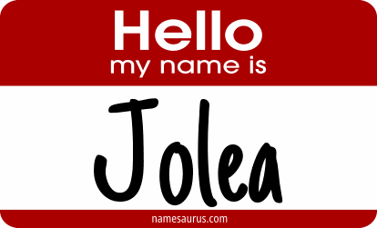 Hello my name is Jolea png download