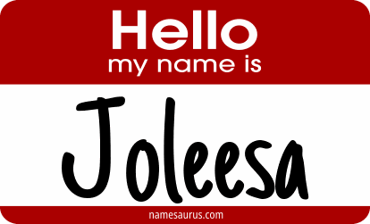 Hello my name is Joleesa png download