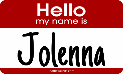 Hello my name is Jolenna png download