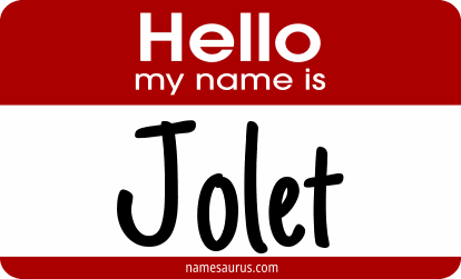 Hello my name is Jolet png download