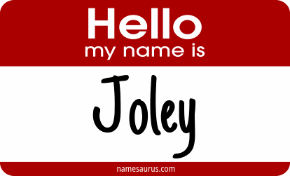 Hello my name is Joley png download