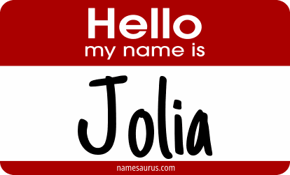 Hello my name is Jolia png download
