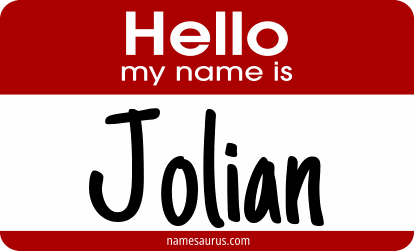 Hello my name is Jolian png download