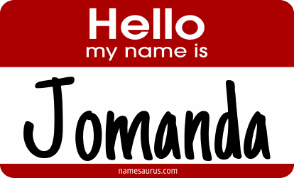 Hello my name is Jomanda png download